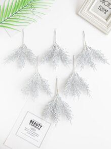 1 Bouquet (6 Heads) Of Artificial Plants, Mini Reed Bouquet, DIY Wreath Material, Bride'S Wrist Flower, Chest Flower, Head Flower Accessories, Wedding Decoration, Home Decoration, Valentine'S Day Gift, New Year Gift, Candy Box Packaging, Birthday Party Cake Decoration Materials, Valentine Day, Gift Gifts Graduation