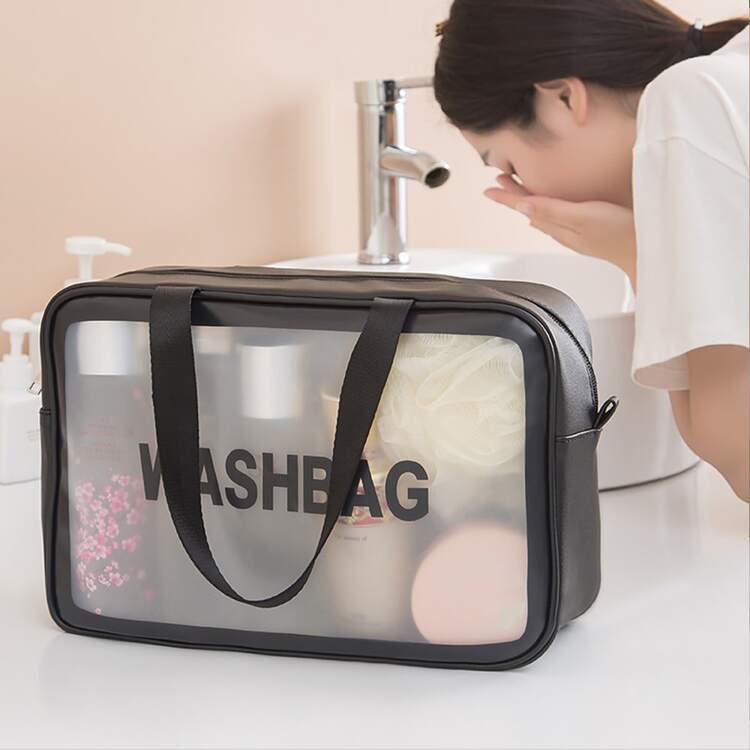 Small Size Pink Semi-Transparent Women'S Cosmetic Bag Pvc Matte Toiletry Bag Portable Swimming Storage Bag,Makeup Bag Makeup Pouch Skincare Bag Toiletry Bag Packing Cubes,Travel Essentials Cruise Essentials Dorm Essentials,Wedding Bridesmaid Gifts,Mom Gifts,Birthday Gifts,Gifts For Friends And Teachers,Home Decor,Bathroom Livingroom Bedroom Decor,Bathroom Organizer,Jewelry Organizer,Lip Oil Organizer,Nail Polish Organizer Makeup Bag Storage Makeup Organizer Makeup Case - Pink - View 8