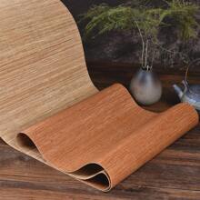 1 pieza Estera tejida de bambú de 40 cm * 1 m para decoración de mesa de té, mejor regalo - Café integral - Ver 3