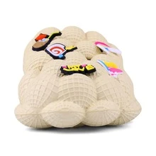 Bubble Slides for Kids Golf Ball Slides Boys Girls Funny Lychee Bubble Slipper Non-Slip Kids Beach Pool Bedroom Slippers Sandals - 米色 - 查看 4