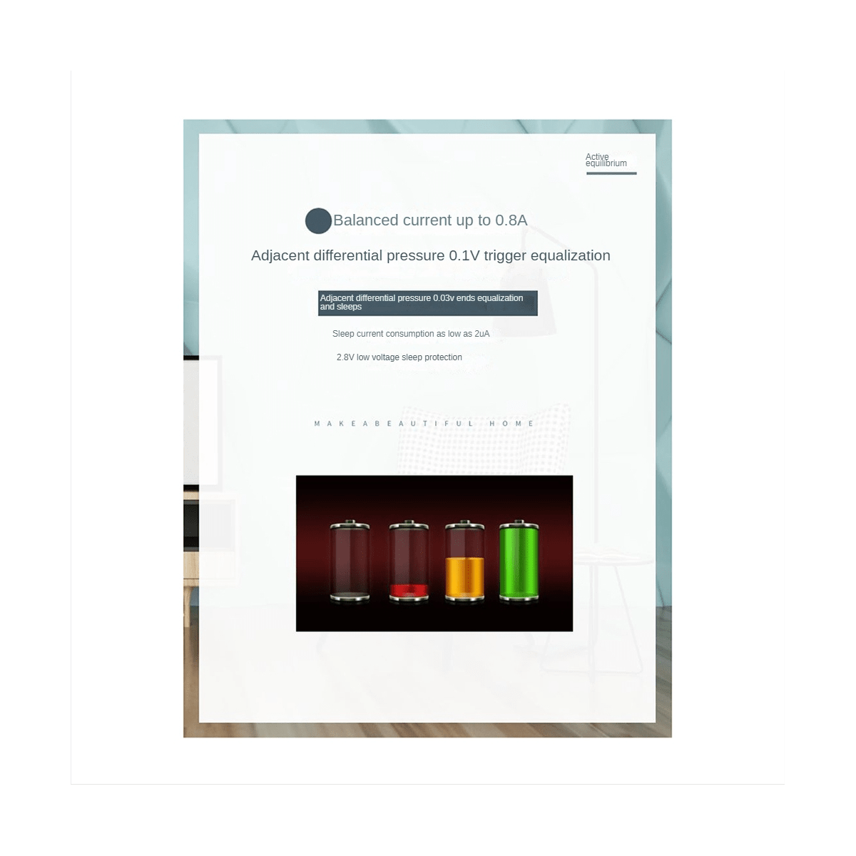 5S 1.5A 0.03V LiFePO4 Ternary LiIon Battery Energy Transfer Board