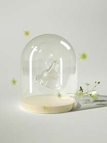 1入組嬰兒260ml卡通大象和字母圖案可愛奶瓶適用於日常生活