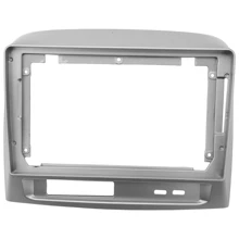 Car Radio Fascia for Toyota Vios 2003-2007 DVD Stereo Frame Plate Adapter Mounting Dash Installation Bezel Trim Kit B - 銀色 - 查看 1