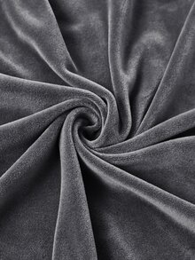 1pc Home Bedroom Wing-shaped Tiger Ottoman Cover - Grey - View 2