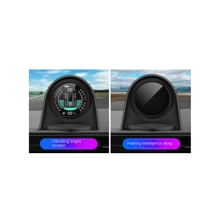 X94 Car HUD Digital Inclinometer Clinometer 4X4GPS Off-Road Auto Pitch Roll Angle Smart Head Up Display Slope Meter - Black - View 3