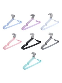 10 Móc Treo Quần Áo Trẻ Em Cho Trẻ Sơ Sinh & Trẻ Nhỏ, Móc Treo Nhỏ Chống Trơn Trượt Để Treo Quần Áo Ở Nhà - Màu xanh lam - Xem 5