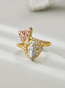 Có thể điều chỉnh Loại bướm Nhẫn - Hồng - Xem 3