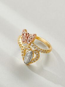 Có thể điều chỉnh Loại bướm Nhẫn - Hồng - Xem 4