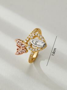 Có thể điều chỉnh Loại bướm Nhẫn - Hồng - Xem 2