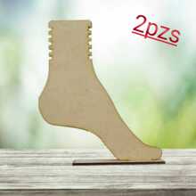 Exhibidor Tobillera para Pulseras Paq. 2pzs - Marrón - Ver 1