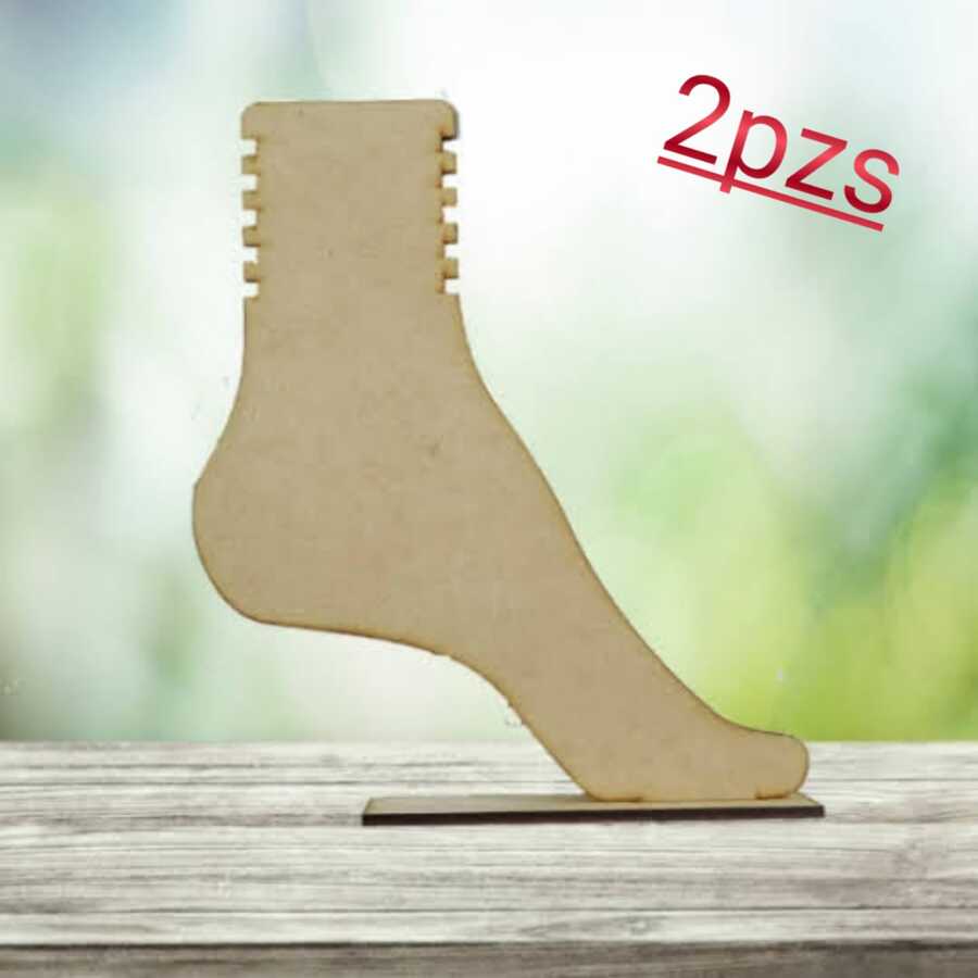 Exhibidor Tobillera para Pulseras Paq. 2pzs - Marrón - Ver 1