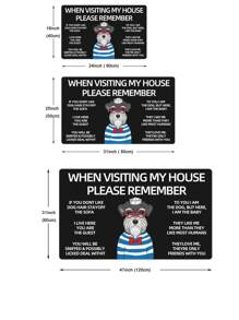 1pc Dog & Slogan Graphic Door Mat, Cartoon Polyester Indoor Outdoor Rug For Home - Multicolor - View 2