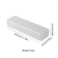 Plastic Cable Organizer Box For Phone Charger And Other Cables, Power Cord Storage Case With Dividers And Winder - White - View 7