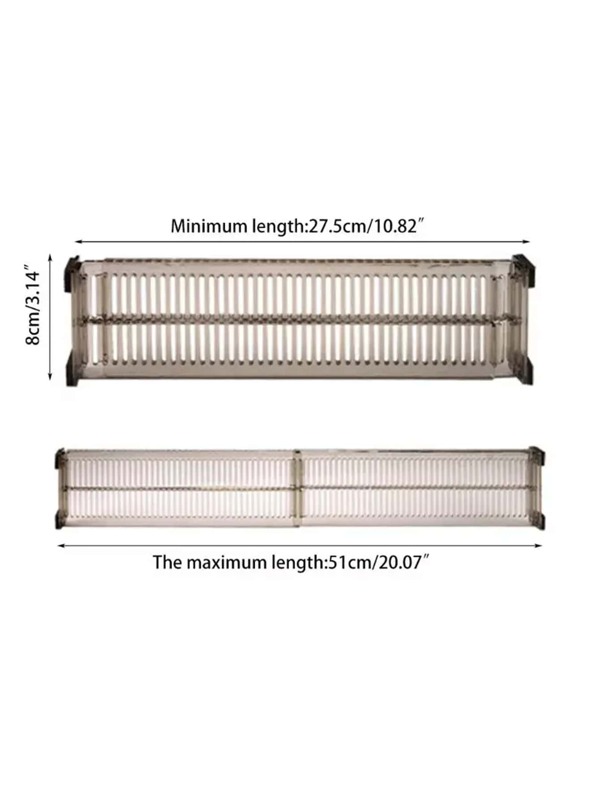 2pcs White Spring Loaded Expandable Drawer Dividers SHEIN USA