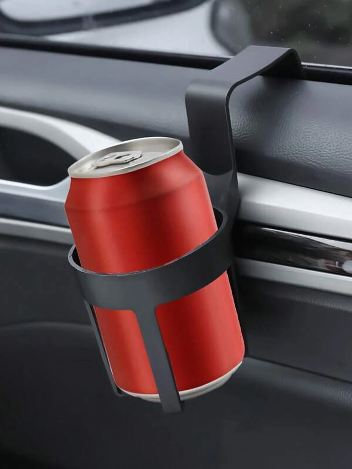 2pcs ABS Car Air Outlet Water Bottle Holder - Black - View 1