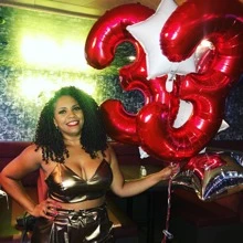 40 Inch Red Number Balloons - Large Helium Foil Balloons For Birthday Party (Numbers 0-9), Valentine's Day - Red - View 6