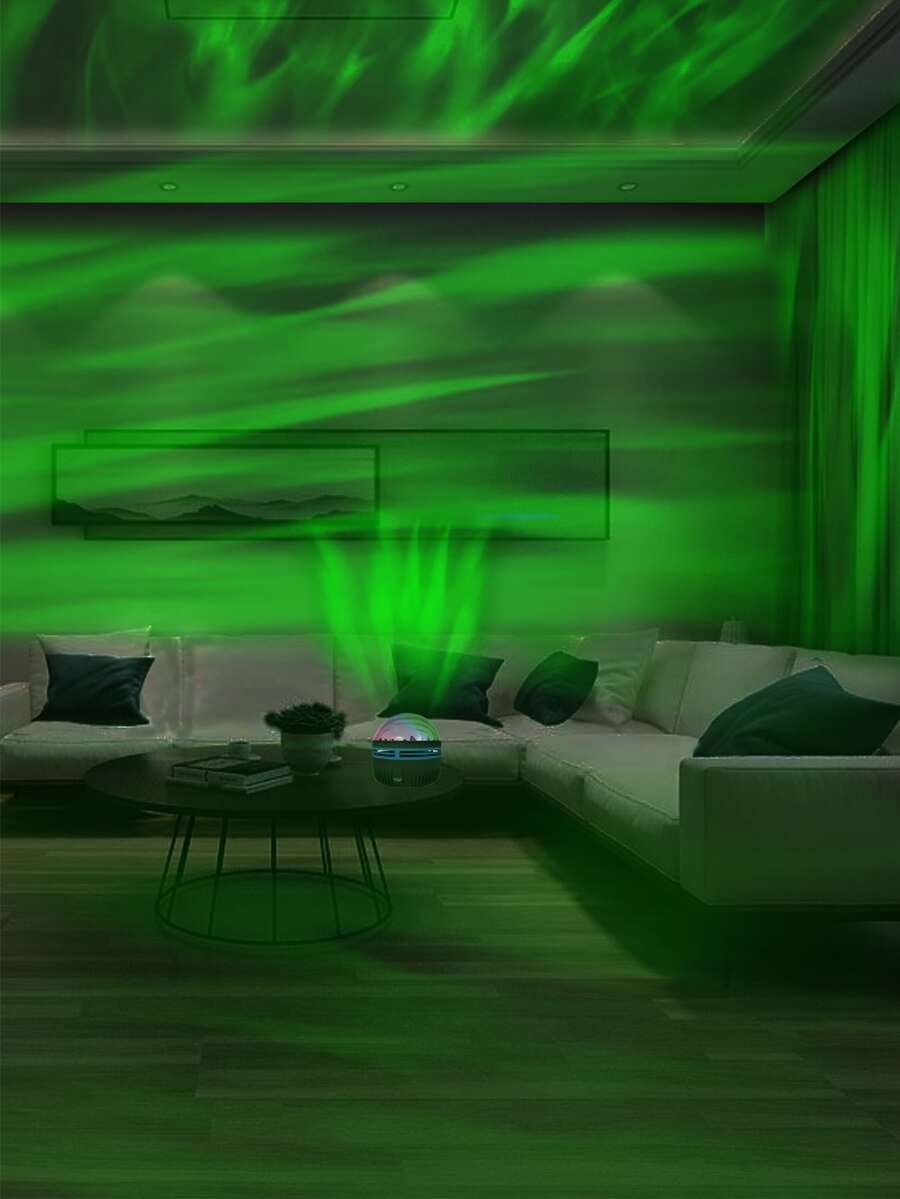 1 set of LED starry sky lights, remote controlled auroral projection