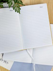 1本精美歐美藝術風格的文具學生筆記本,適用於日記和筆記 - 彩色 - 查看 4