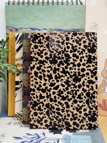 1本精美歐美藝術風格的文具學生筆記本,適用於日記和筆記 - 彩色 - 查看 6