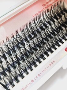 30pcs 16MM Chiều dài 30D 0.07 Độ dày Xoăn C Cá nhân Mở rộng lông mi , Dễ sử dụng DIY Nhà  Lông mi Ghép Bộ dụng cụ , - Màu Khaki - Xem 2