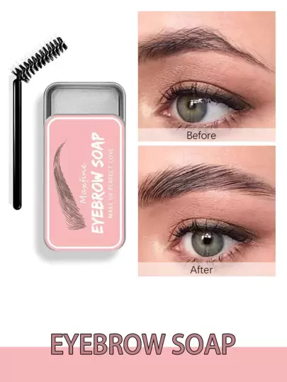 Eyebrow Soap, 1pc Long-Wearing Portable Eyebrow Cream For Women