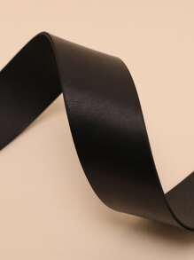 Thắt lưng da PU màu đen dành cho nữ dùng cho váy hoặc phong cách cổ điển thường ngày Halloween mùa hè, trường học mùa thu, mùa thu, Halloween - màu đen - Xem 5