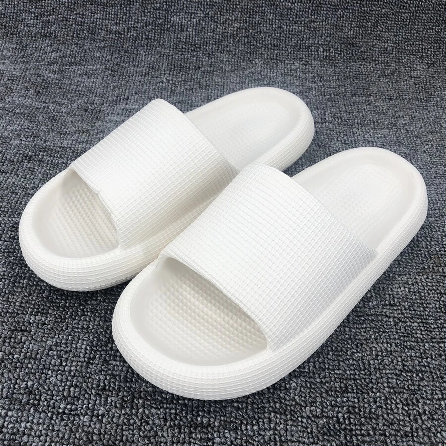 Mùa hè Nam Nhẹ Và Thoải mái EVA Trong nhà Dép đi trong nhà , Đúng mốt Ngoài trời Dép xăng đan - trắng - Xem 1