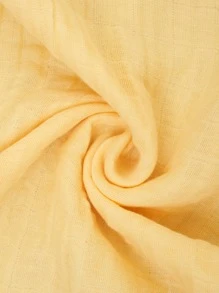 Happy Flute 2入組嬰兒檸檬圖案休閒繈褓毯適用於日常生活 - 彩色 - 查看 5