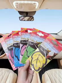 6pcs Leaf Shaped Car Air Freshener - Multicolor - View 1