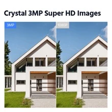 SANNCE 8CH Wireless NVR CCTV System 3MP IP Camera WIFI Audio Recording IR Night Vison CCTV Home Security Camera Surveillance Kit With NO Hard Drive Disk/1T /2T Hard Drive Disk. - SU-N48WHE0-V1-74GL-P-OP - View 2