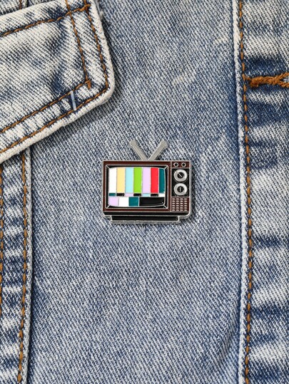 دبوس زينة إبداع سبائك الزنك التلفاز تصميم للرجال الزخرفة اليومية قطعة واحدة نساء