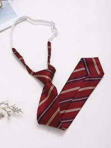 1入組獨特斜條紋休閒女士們領帶帶翻動設計 - 彩色 - 查看 4