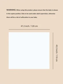 Happy Flute 2入組嬰兒檸檬圖案休閒繈褓毯適用於日常生活 - 彩色 - 查看 7