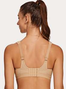 Sujetador deportivo inalámbrico de alto soporte - Albaricoque - Ver 2