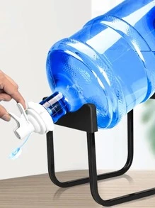 Nước Nguyên Chất Xô Có Giá Để Đồ Máy Bơm Nước Khoáng Thùng Lớn Nước Giá Đỡ Ngược Nước Mát Hiện Vật - màu đen - Xem 4