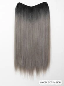 24英寸V型渐变直发合成接发 - 彩色 - 查看 5
