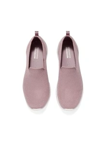 Skechers Women's Track And Field Walking Shoes ,Comfortable And Versatile Running Shoes Slip-On 124187-MVE - Coral Pink - View 2