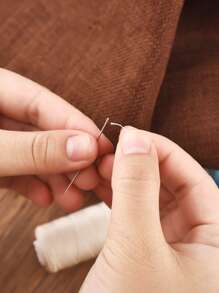 1 Bộ/6 Cuộn Chỉ May Gia Đình 402 Nhiều Màu Đường Chỉ May - Hồng - Xem 6