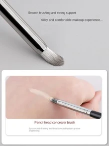 1 Miếng Bút chì Điểm Bàn chải che khuyết điểm Đối với Nước mắt , Túi mắt & Tối Vòng tròn - màu đen - Xem 3