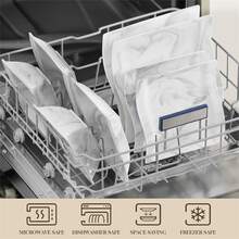 Plates And Bowls Sets, 16 Piece Marble Grey Square Dinnerware Sets For 4, Porcelain Dishes Set With Dinner Plates, Dessert Plates, Soup Plates And Bowls, Modern Dinnerware Set - 大理石灰 - 查看 2