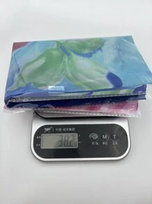 1pc Floral Print Scarf Flower Plant Scarf Ideal For Going Out & Dressing Up Your Look Boho - Multicolor - View 7