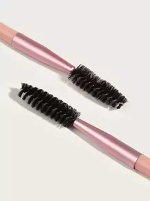 2支装睫毛梳刷套装，包含睫毛延长刷、睫毛膏涂抹棒、睫毛眉刷，粉色、绿色、黄色、灰色可选，另有眉刷、眼影刷等多种用途。