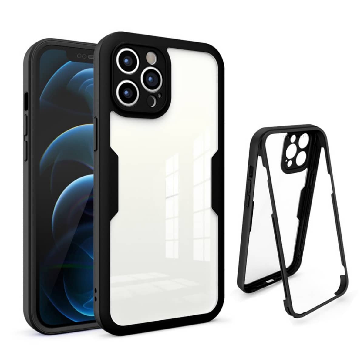 Hadaasi Ốp lưng chống sốc 360 độ, bảo vệ toàn thân chống trượt, chống trầy xước, tương thích với Apple 17 Pro/17 Pro Max/17 Air/17, tương thích với Galaxy, Poco, Redmi, Note, OPPO.