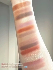 26色眼影調色板,啞光珠光眼妝託盤持久眼妝袖珍帶刷