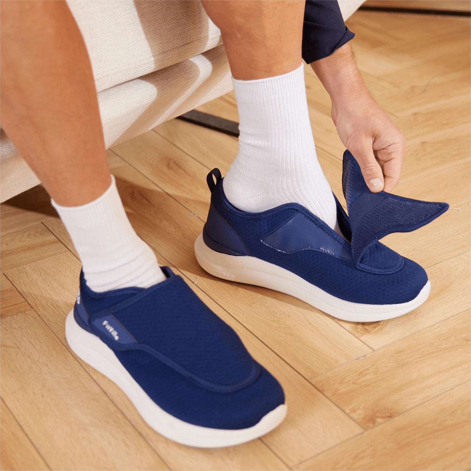 mens extra wide slip on shoes for swollen feet