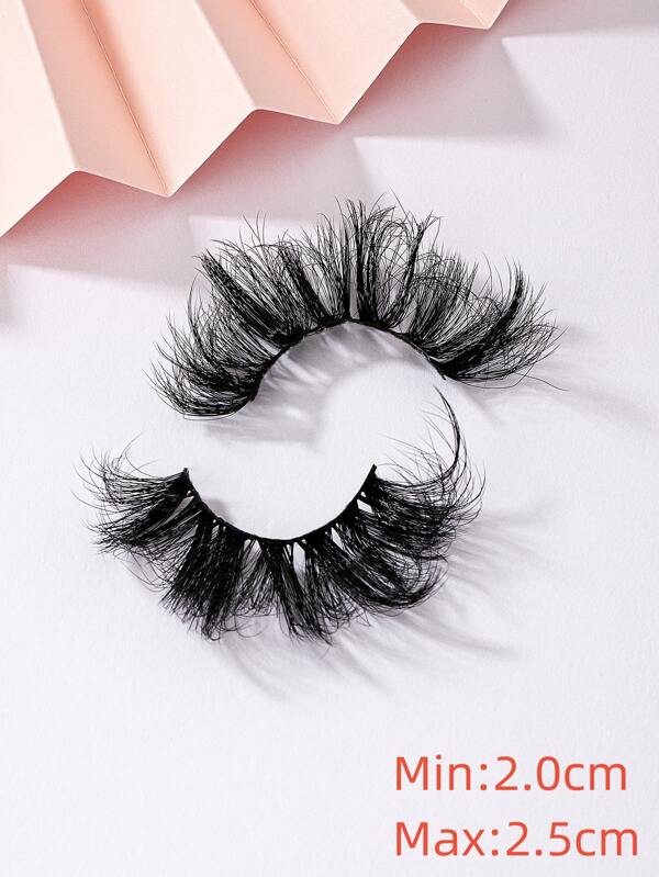7 Pairs/Pack Fluffy Volume False Eyelashes Dramatic Messy Mink Lashes