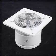 6" Kitchen Duct Fan Exhaust Fan Ventilation Smoke Fume Extractor Blower Fan - White - View 3