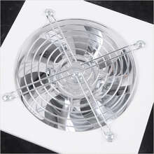 6" Kitchen Duct Fan Exhaust Fan Ventilation Smoke Fume Extractor Blower Fan - White - View 8