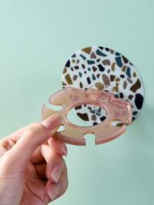 1入組組織你浴室帶我們免打孔塑膠牙刷架,剃鬚刀收納架,和擠牙膏器帶強力吸力安裝-完美浴室架子和配件