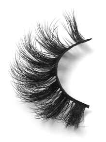 MAGEFY 10 对自然浓密假睫毛，带便携盒，蓬松纤细，适合日常使用，漫画睫毛，旅行必备，假睫毛，睫毛，假睫毛 - 黑色 - 查看 5